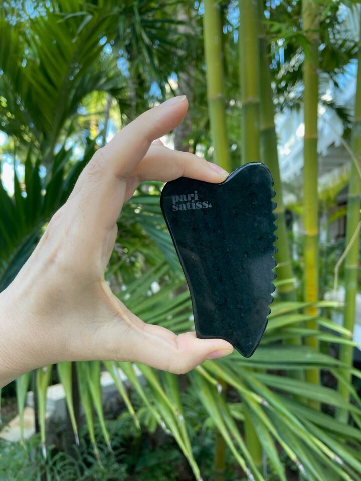 Green Stone in hand