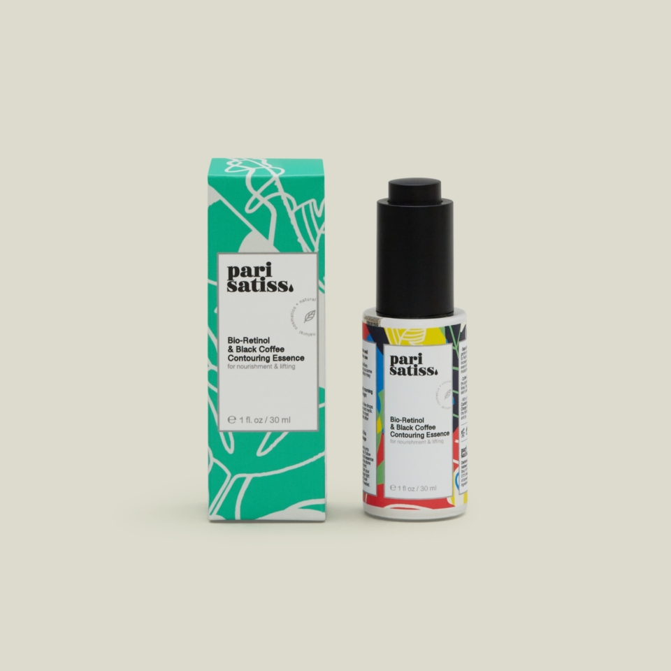 Bio-Retinol & Black Coffee Contouring Essence for nourishment & lifting by Pari Satiss